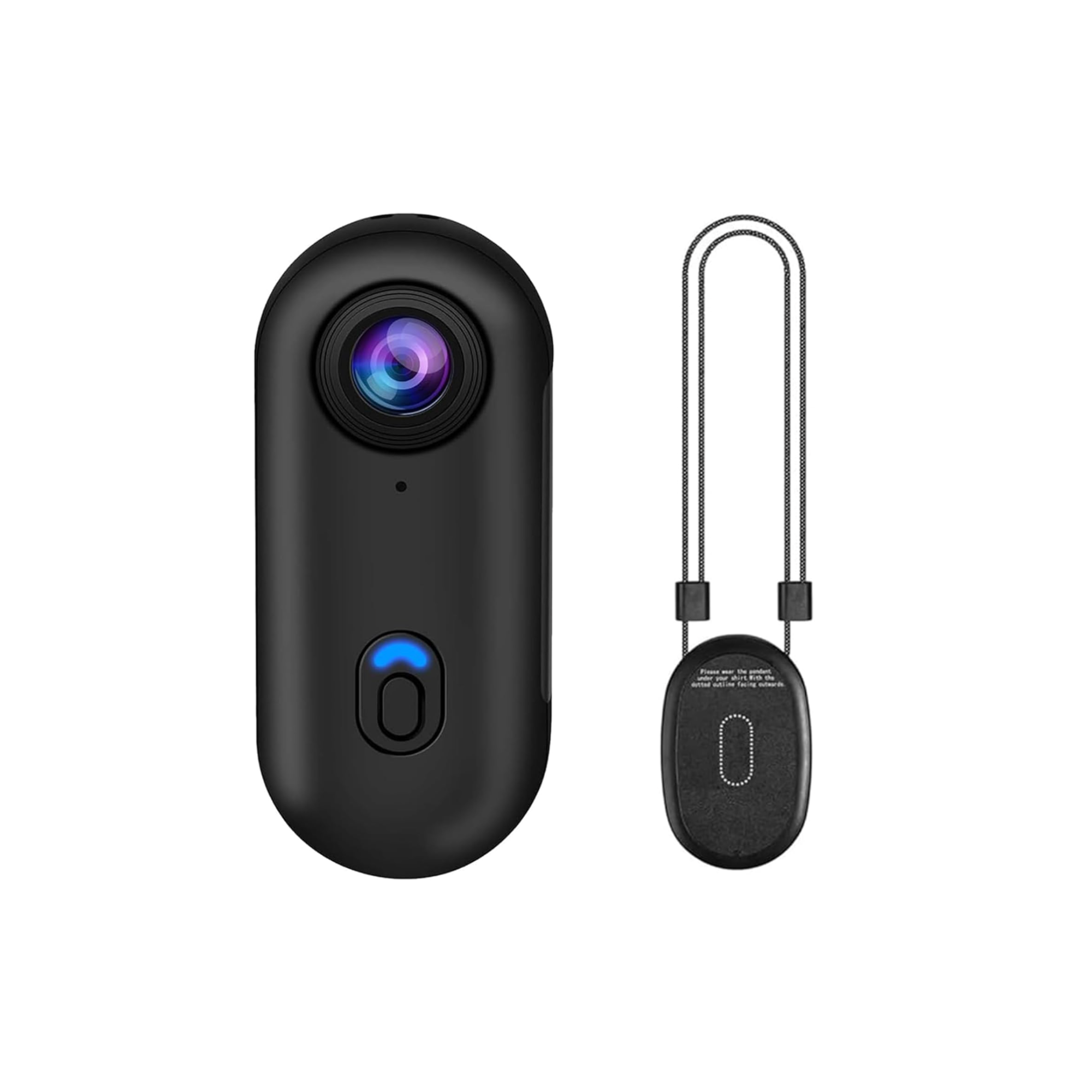 Black Camera + Lanyard